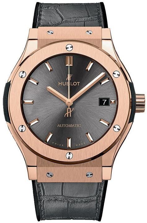 hublot classic fusion 42mm rose gold|pre owned hublot classic fusion.